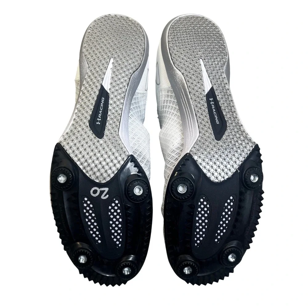 Under Armour Kick Distance Track Field Racing Spikes‎ Shoes 3025460-100 Size 9